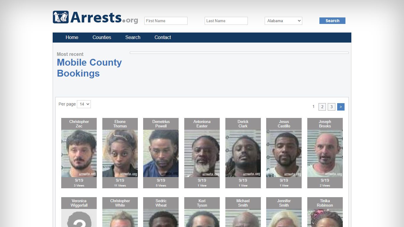 Mobile County Arrests and Inmate Search